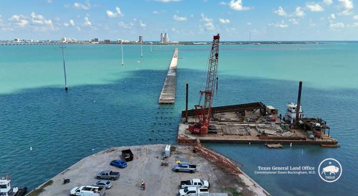 Old Queen Isabella Causeway Demolition and Artificial Reef Building Project at South Padre Island