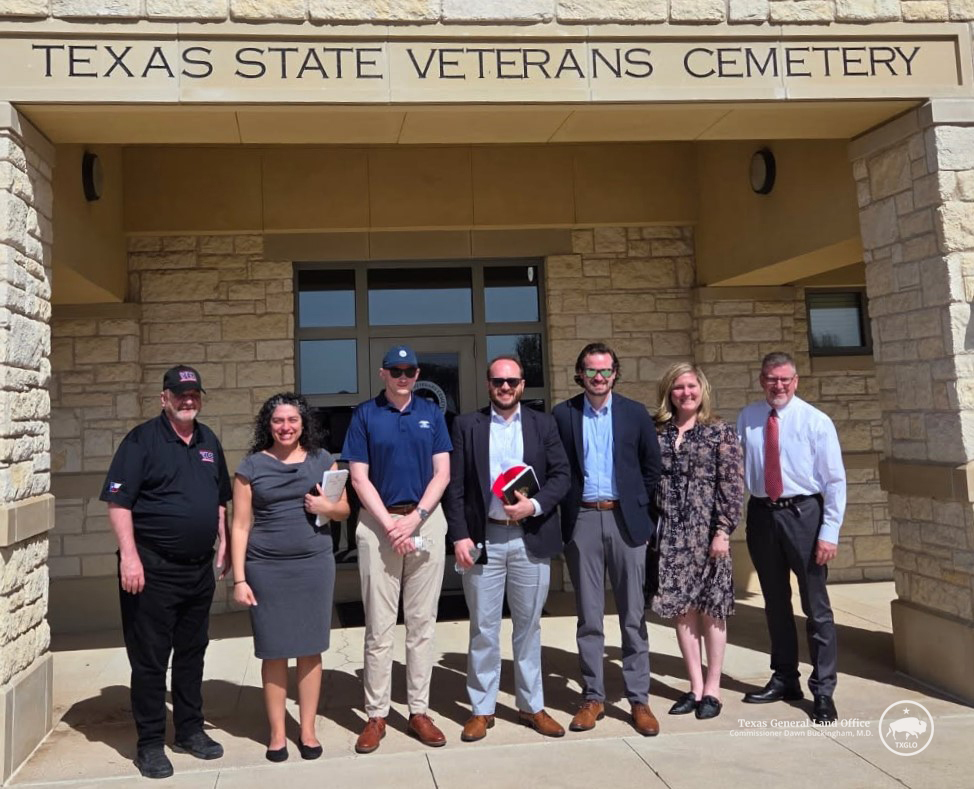Killeen Delegation: From left to right: Dr. John Kelley, Faye Fernandes, Chris Thomas, Bradley Plunkett , Asher Allman, Kelsey Baron, and Tony Dale
