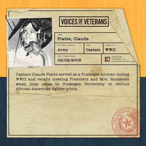 Voices of Veterans: Captain Claude Platte - U.S. Army Air Corps - WWII Profile