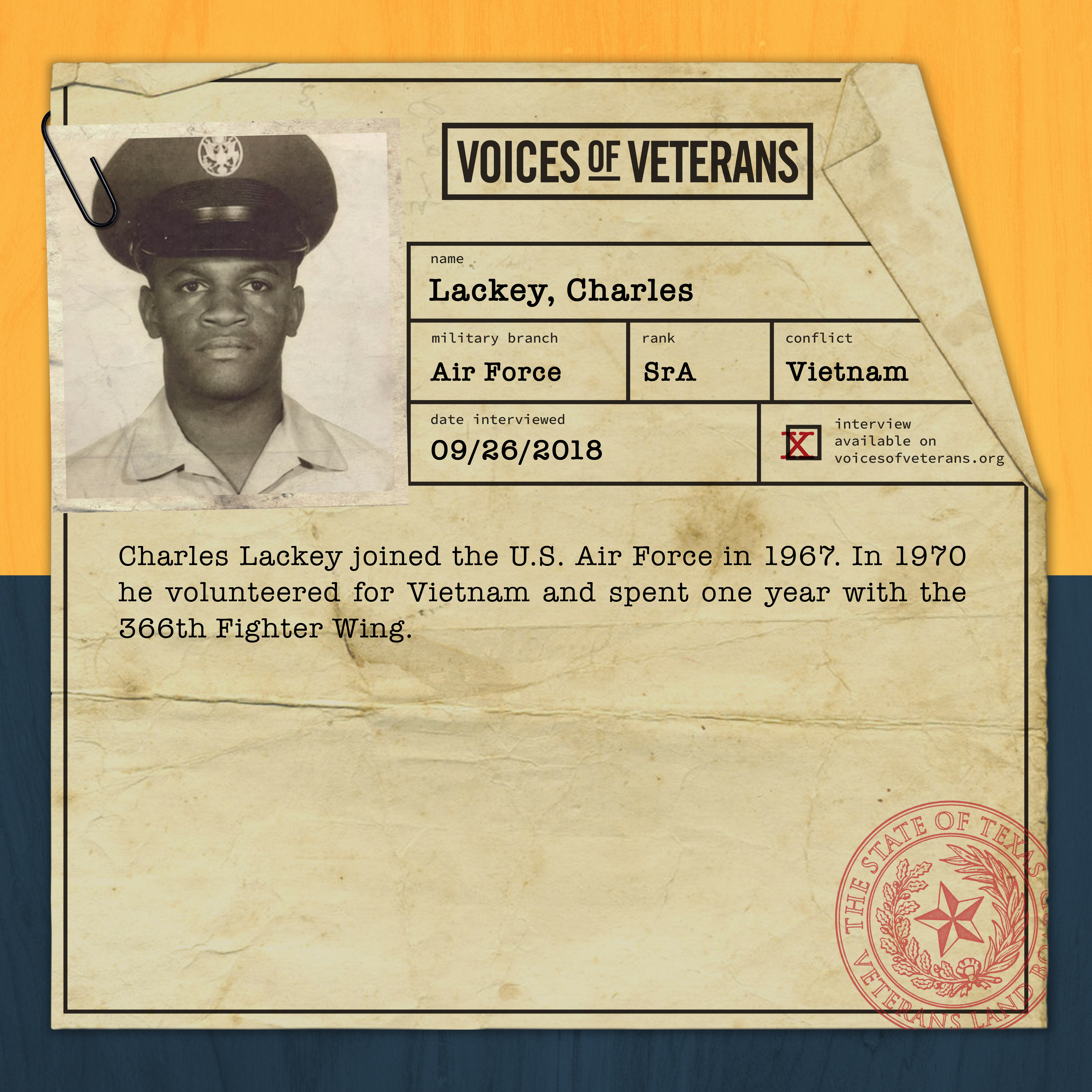 SrA Charles Lackey