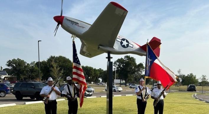 P-51C Mustang Replica Aircraft at the Tuskegee Airmen Veterans Home in Fort Worth